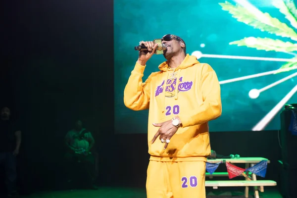 Snoop Dogg Apresentando Vivo Fillmore Detroit Michigan Eua 2020 — Fotografia de Stock