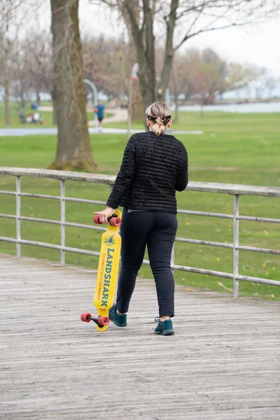 Harrison Township Michigan Mei 2020 Michigan Metro Park Activiteit Tijdens — Stockfoto