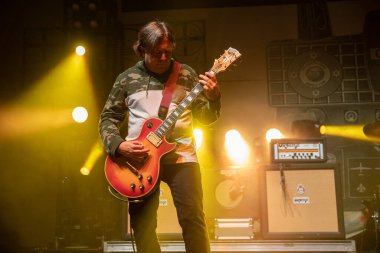 Detroit, Michigan, ABD - 09.29.2019: Debriyaj Mason Tapınağında canlı performans sergiliyor