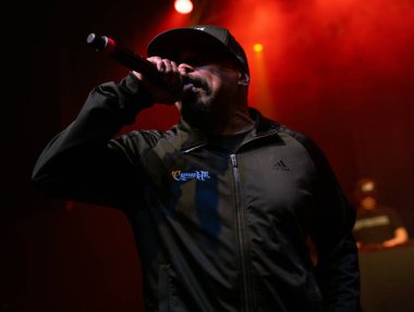 Detroit, Michigan, ABD - 03.10.2019: Cypress Hill Detroit Fillmore 'da canlı performans sergiliyor.