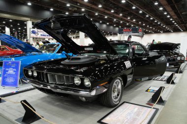 Detroit, Michigan, ABD 28 Şubat 2020: 68. Geleneksel Otomatik Rod Gösterisi ve Fuarı.