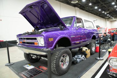 Detroit, Michigan, ABD 28 Şubat 2020: 68. Geleneksel Otomatik Rod Gösterisi ve Fuarı.