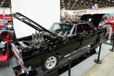 Detroit, Michigan, ABD 28 Şubat 2020: 68. Geleneksel Otomatik Rod Gösterisi ve Fuarı.