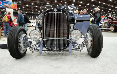 Detroit, Michigan, ABD 28 Şubat 2020: 68. Geleneksel Otomatik Rod Gösterisi ve Fuarı.