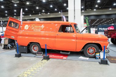 Detroit, Michigan, ABD 28 Şubat 2020: 68. Geleneksel Otomatik Rod Gösterisi ve Fuarı.