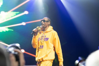 Snoop Dogg, Detroit, Michigan Fillmore 'da canlı performans sergiliyor. 01.26.2020