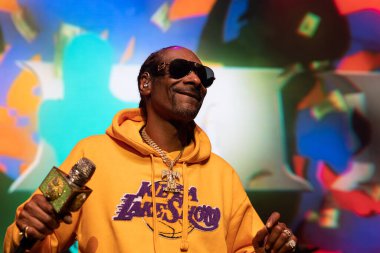 Snoop Dogg, Detroit, Michigan Fillmore 'da canlı performans sergiliyor. 01.26.2020