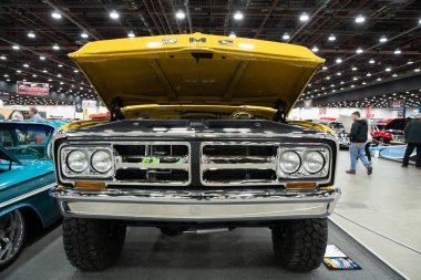 Detroit, Michigan, ABD 28 Şubat 2020: 68. Geleneksel Otomatik Rod Gösterisi ve Fuarı.