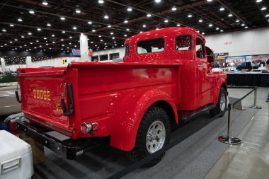 Detroit, Michigan, ABD 28 Şubat 2020: 68. Geleneksel Otomatik Rod Gösterisi ve Fuarı.
