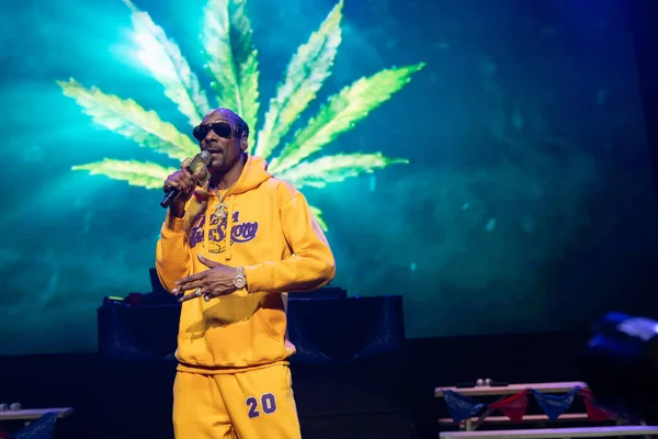 Snoop Dogg Tocando Vivo Fillmore Detroit Michigan 2020 — Foto de Stock