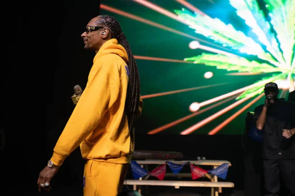 Snoop Dogg Apresentando Vivo Fillmore Detroit Michigan Eua 2020 — Fotografia de Stock