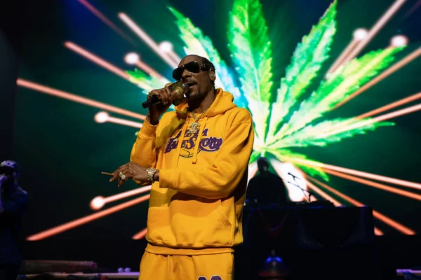 Snoop Dogg Treedt Live Fillmore Detroit Michigan Verenigde Staten 2020 — Stockfoto