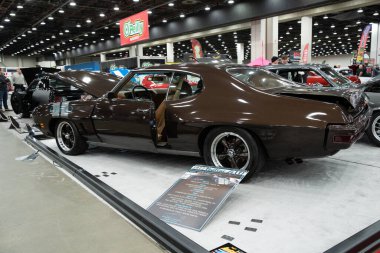 Detroit, Michigan, ABD 28 Şubat 2020: 68. Geleneksel Otomatik Rod Gösterisi ve Fuarı.