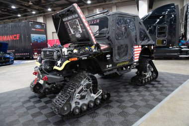 Detroit, Michigan, ABD 28 Şubat 2020: 68. Geleneksel Otomatik Rod Gösterisi ve Fuarı.