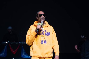 Snoop Dogg, Detroit, Michigan Fillmore 'da canlı performans sergiliyor. 01.26.2020