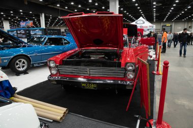 Detroit, Michigan, ABD 28 Şubat 2020: 68. Geleneksel Otomatik Rod Gösterisi ve Fuarı.