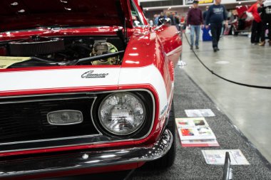 Detroit, Michigan, ABD 28 Şubat 2020: 68. Geleneksel Otomatik Rod Gösterisi ve Fuarı.