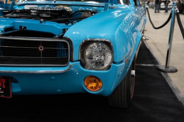 Detroit, Michigan, ABD 28 Şubat 2020: 68. Geleneksel Otomatik Rod Gösterisi ve Fuarı.