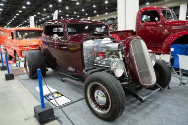 Detroit, Michigan, ABD 28 Şubat 2020: 68. Geleneksel Otomatik Rod Gösterisi ve Fuarı.