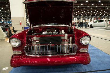 Detroit, Michigan, ABD 28 Şubat 2020: 68. Geleneksel Otomatik Rod Gösterisi ve Fuarı.