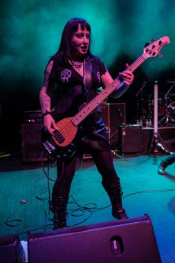 Detroit, Michigan, ABD - 12.28.2019: Detroit Fillmore 'da RATT' nin açılış performansı olarak 5 'te Ölü.