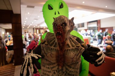 Sterling Heights, Michigan, ABD - 02.08.2020: Astronomicon 3 Comic Convention and Cosplay Expo.