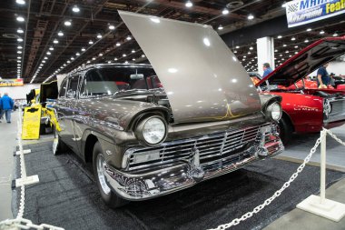 Detroit, Michigan, ABD 28 Şubat 2020: 68. Geleneksel Otomatik Rod Gösterisi ve Fuarı.