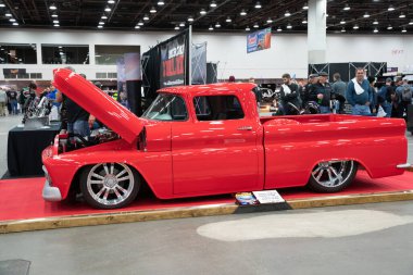 Detroit, Michigan, ABD 28 Şubat 2020: 68. Geleneksel Otomatik Rod Gösterisi ve Fuarı.