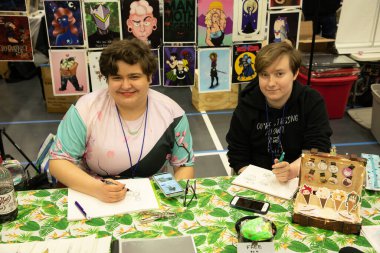 Warren, Michigan, ABD - 02.21.2020: Great Lakes Comic Convention