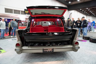 Detroit, Michigan, ABD 28 Şubat 2020: 68. Geleneksel Otomatik Rod Gösterisi ve Fuarı.