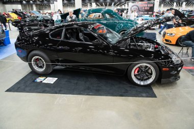 Detroit, Michigan, ABD 28 Şubat 2020: 68. Geleneksel Otomatik Rod Gösterisi ve Fuarı.