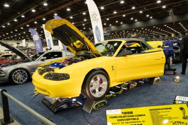 Detroit, Michigan, ABD 28 Şubat 2020: 68. Geleneksel Otomatik Rod Gösterisi ve Fuarı.