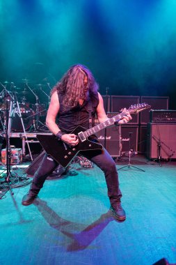 Detroit, Michigan, ABD - 12.28.2019: Detroit Fillmore 'da RATT' nin açılış performansı olarak 5 'te Ölü.