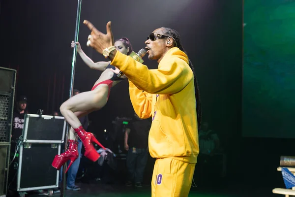 Snoop Dogg Apresentando Vivo Fillmore Detroit Michigan Eua 2020 — Fotografia de Stock