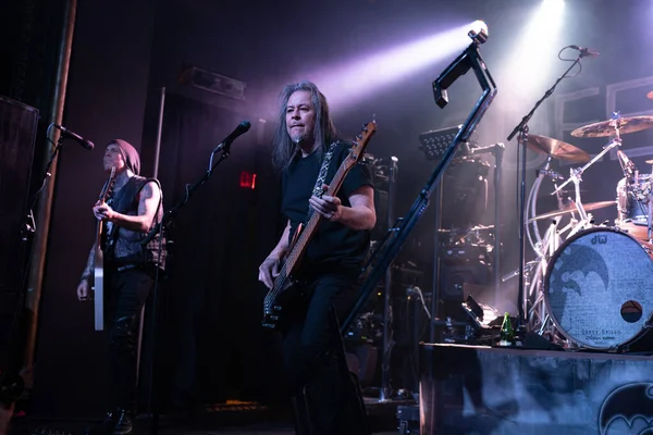 Detroit Michigan Estados Unidos 2020 Banda Heavy Metal Queensryche Tocando — Foto de Stock