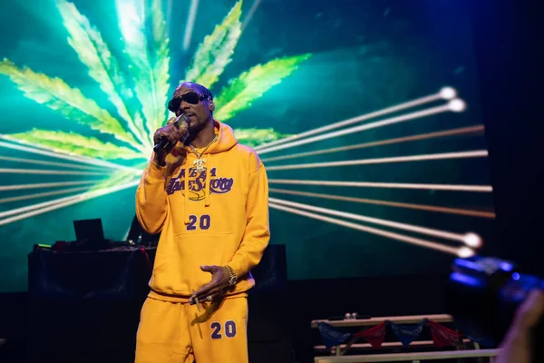 Snoop Dogg Treedt Live Fillmore Detroit Michigan Verenigde Staten 2020 — Stockfoto