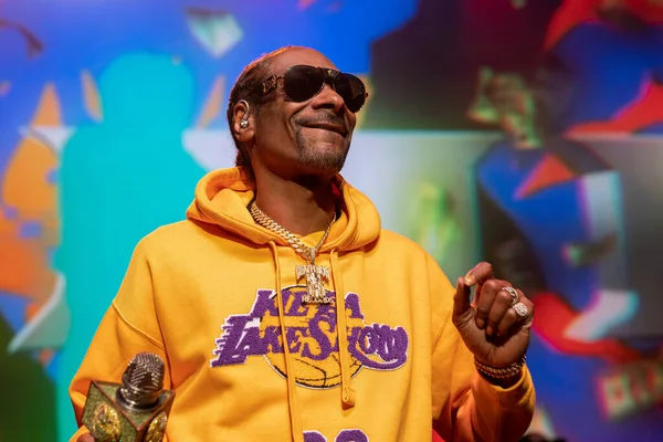 美国密歇根底特律 2020 Snoop Dogg在底特律Fillmore现场表演 — 图库照片