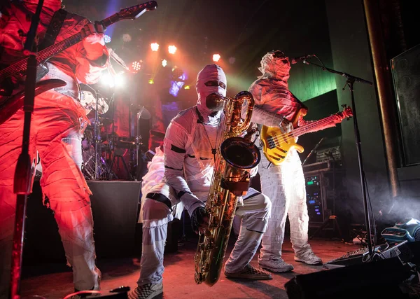 Detroit Michigan Usa 2019 Here Come Mummies Performing Live Saint — Stock Photo, Image