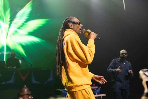 Detroit Michigan Usa 2020 Snoop Dogg Live Fillmore Von Detroit — Stockfoto