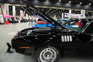 Detroit, Michigan, ABD 28 Şubat 2020: 68. Geleneksel Otomatik Rod Gösterisi ve Fuarı.