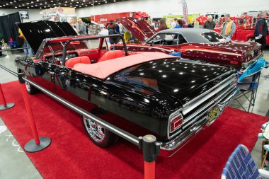 Detroit, Michigan, ABD 28 Şubat 2020: 68. Geleneksel Otomatik Rod Gösterisi ve Fuarı.