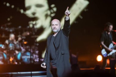 Detroit, Michigan, ABD - 03.05.2019: Özel konuk Three Days Grace ile Little Caesar 's Arena' da canlı performans