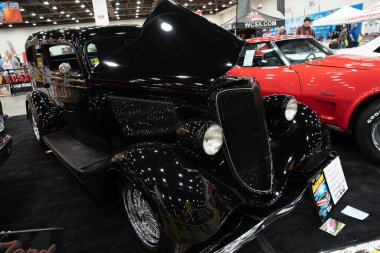 Detroit, Michigan, ABD 28 Şubat 2020: 68. Geleneksel Otomatik Rod Gösterisi ve Fuarı.