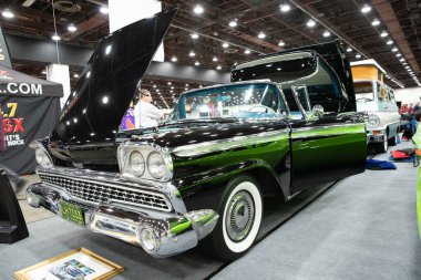 Detroit, Michigan, ABD 28 Şubat 2020: 68. Geleneksel Otomatik Rod Gösterisi ve Fuarı.