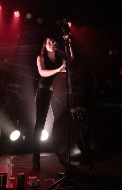 The Devil Make Three, Detroit, Michigan 'daki Saint Andrews Hall' da canlı performans sergiliyor. 02-05-2019