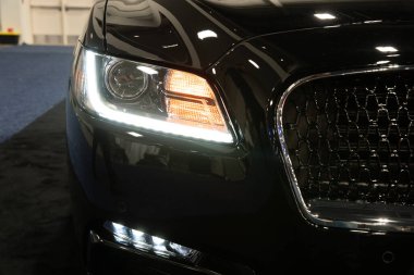 Novi, Michigan, ABD - 01.04.2020: Güneydoğu Michigan Otomobil Fuarı ve 2020 otomobil ve kamyonun tamamı.