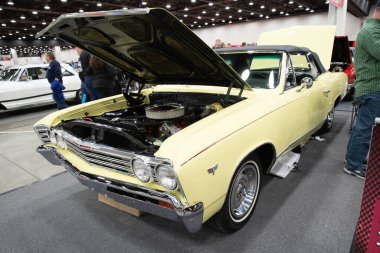 Detroit, Michigan, ABD 28 Şubat 2020: 68. Geleneksel Otomatik Rod Gösterisi ve Fuarı.