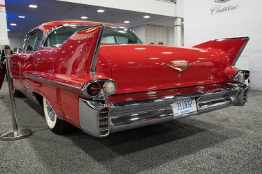 Novi, Michigan, ABD - 01.04.2020: Güneydoğu Michigan Otomobil Fuarı ve 2020 otomobil ve kamyonun tamamı.