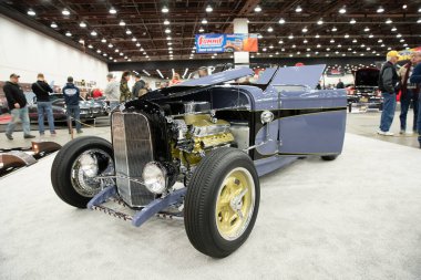 Detroit, Michigan, ABD 28 Şubat 2020: 68. Geleneksel Otomatik Rod Gösterisi ve Fuarı.