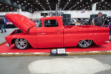 Detroit, Michigan, ABD 28 Şubat 2020: 68. Geleneksel Otomatik Rod Gösterisi ve Fuarı.